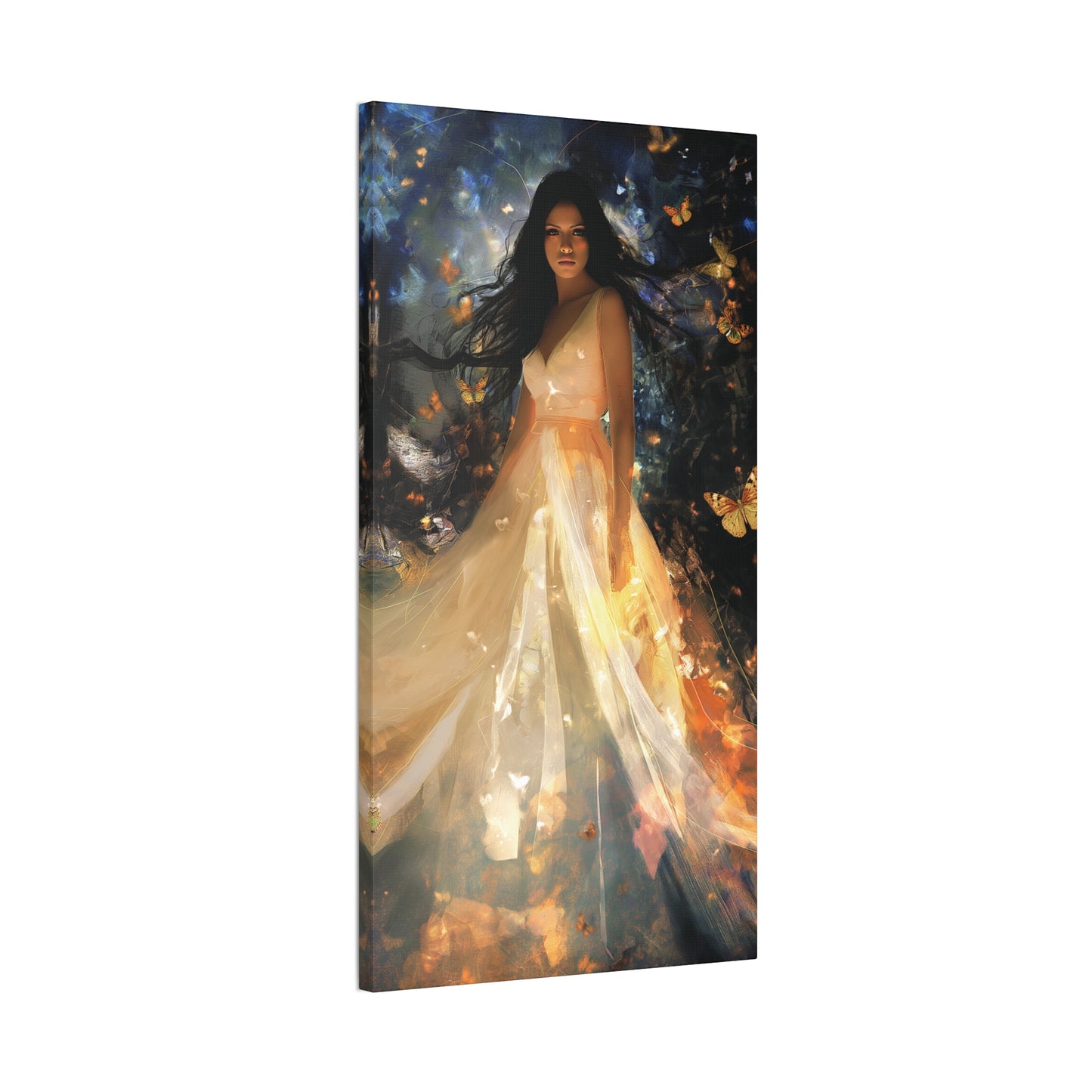 Butterfly Goddess 1 Canvas Stretched, 0.75"