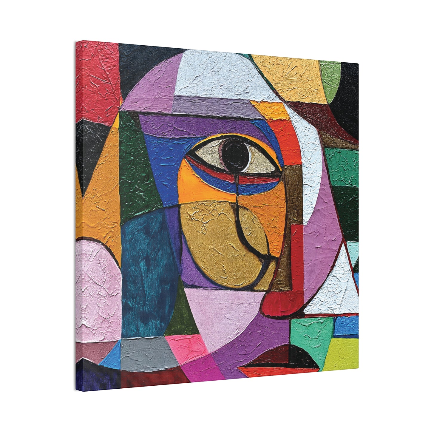 Peter Casso2 Square Canvas Stretched, 0.75"