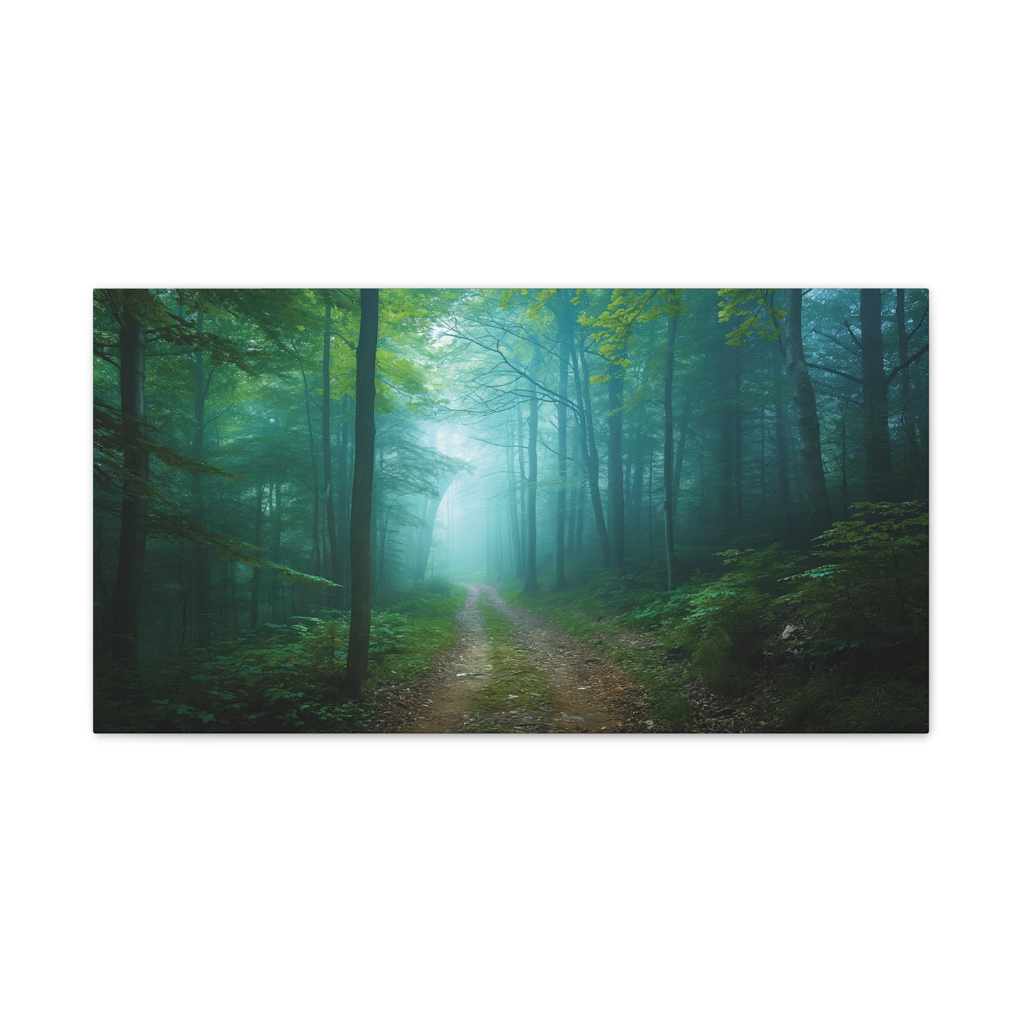 Misty Woods 4 Canvas Stretched, 0.75"