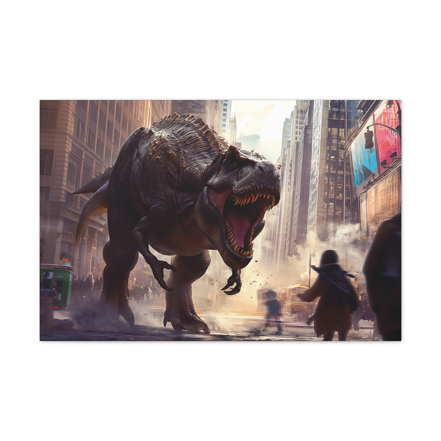 T-Rex Terror 6 Canvas Stretched, 0.75"