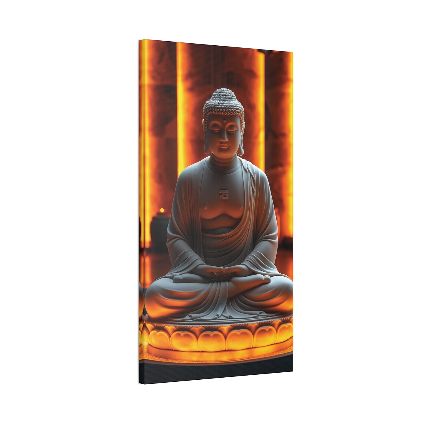 Buddha 19 Canvas Stretched, 0.75"