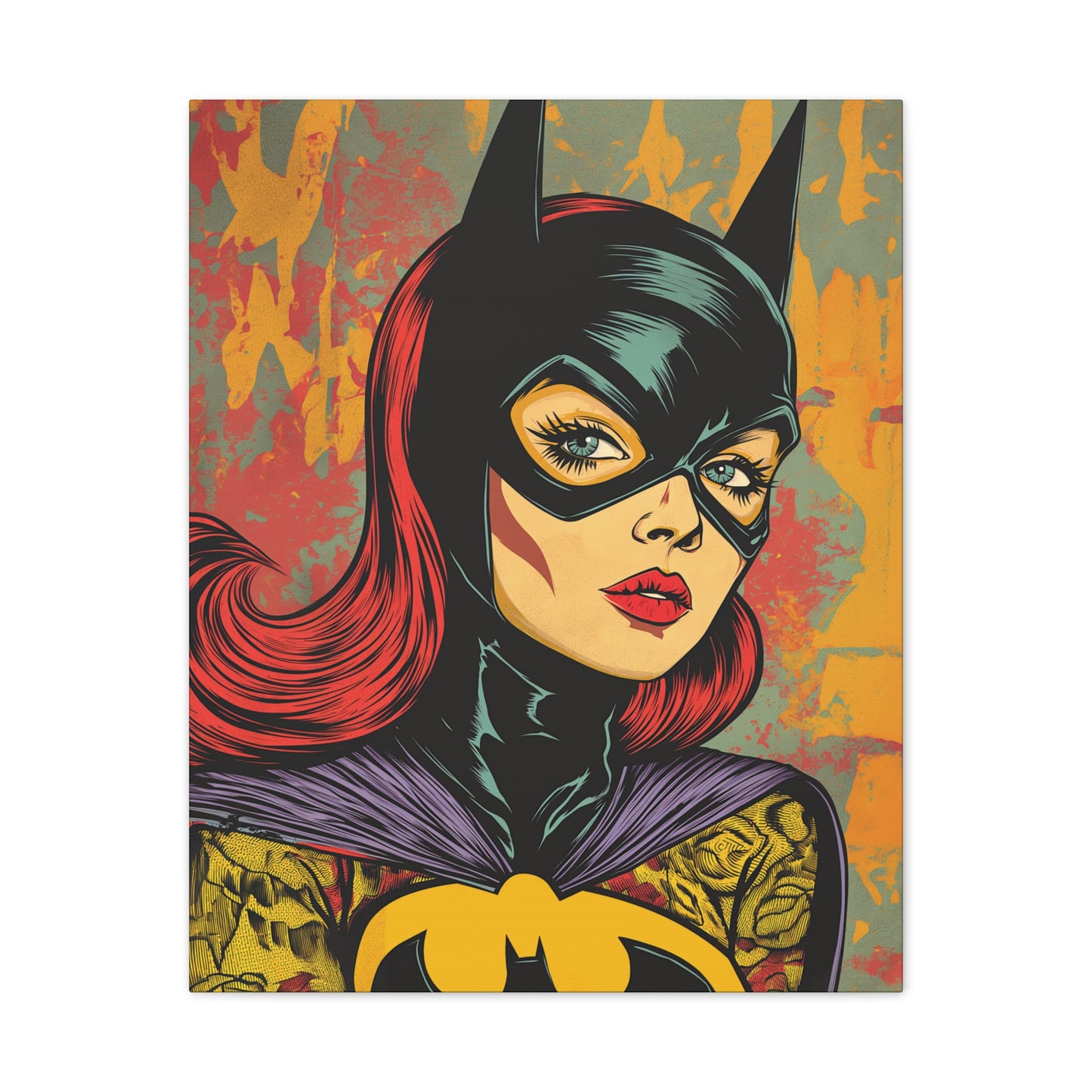 Batgirl 1 Canvas Stretched, 0.75"